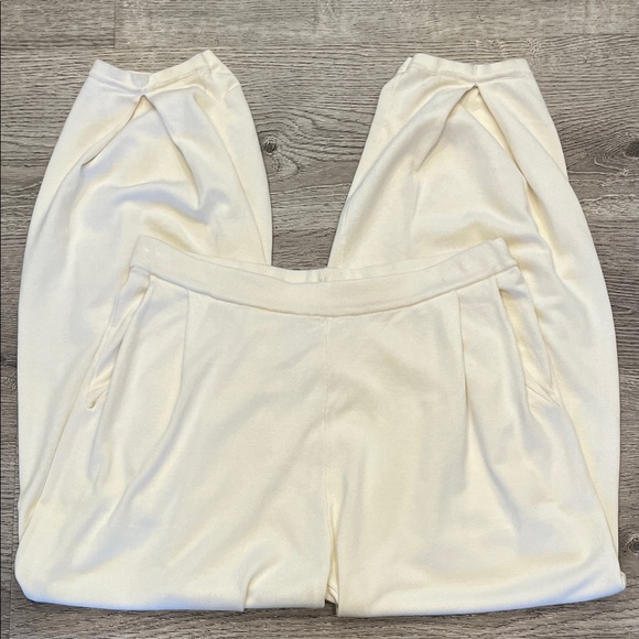 Luxurious Ekouaer Cream Women's Pajama Pants Size XL - Picture 2 of 7